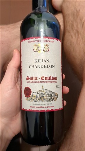 Bordeaux Saint-Émilion Kilian Chandelon 2022