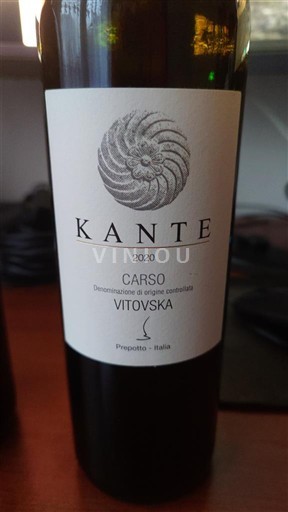 Friuli Venezia Giulia Carso Kante Vitovska 2020