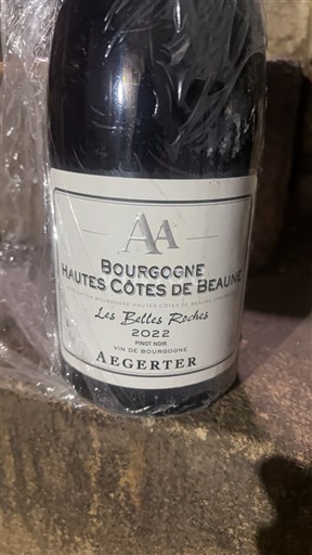 Burgundy Hautes-Côtes de Beaune Aegerter Les Belles Roches 2022