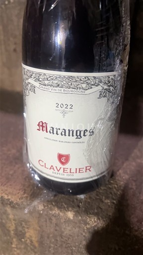 Borgogna Maranges Clavelier 2022
