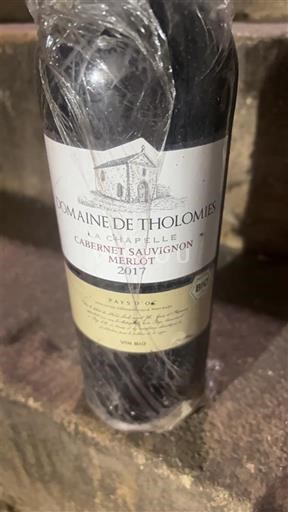 Languedoc y Rosellón País de Oc Domaine Tholomies La Chapelle 2017