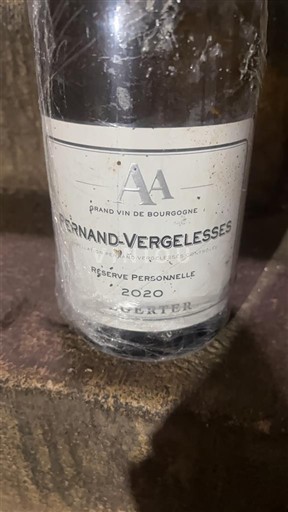 Burgundy Pernand-Vergelesses Aegerter Réserve Personnelle 2020