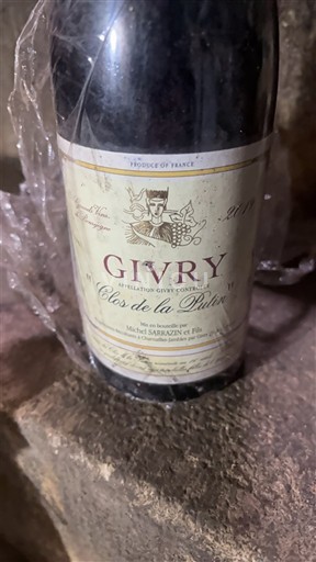 Burgundy Givry Michel Sarrazin et Fils Clos de la Puelle 2017