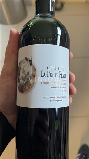 Bordeaux Bordeaux superiore Château La Petite Prade 2020