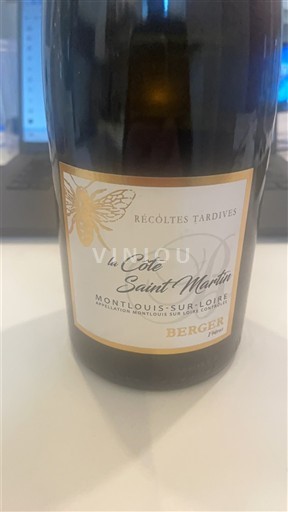 Vallée de la Loire Montlouis-sur-loire Berger La Côte Saint Martin Non Millésimé