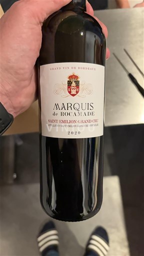 Burdeos Saint-Émilion Gran Cru Grand Cru Marquis de Rocamadre 2020