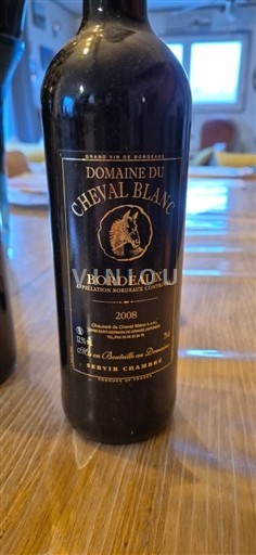 Bordeaux Domaine Cheval Blanc 2008