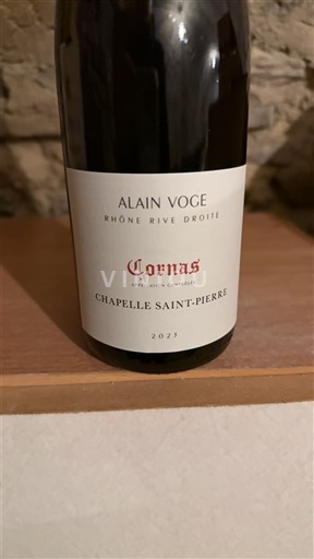 Rhône Valley Cornas Alain Voge Chapelle Saint-Pierre 2023