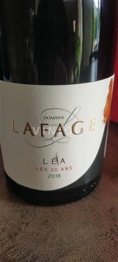 Roussillon Domaine Lafage LÉA 2018