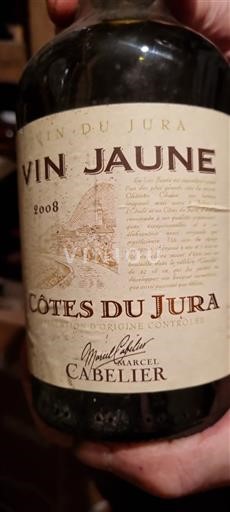 Jura Côtes du Jura Marcel Cabelier Vin Jaune 2008