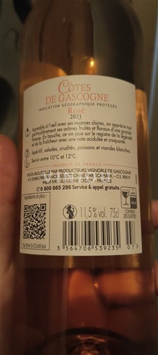 Südwestfrankreich Côtes de Gascogne Terrasses Autan 2023