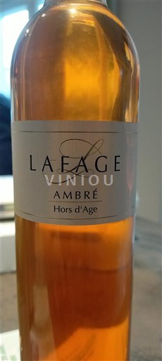Roussillon Rivesaltes Domaine Lafage Ambré Hors d'Âge Não Sazonado