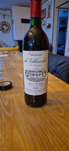 Bordeaux Haut-Médoc Château Villambis 2000
