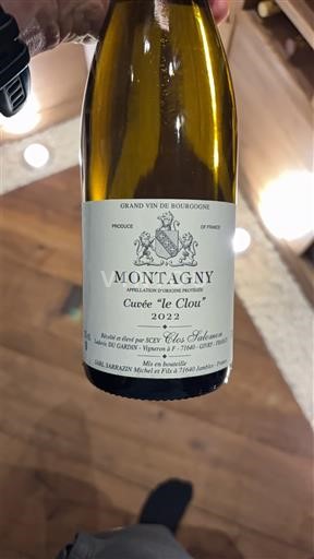 Burgund Montagny SCV Clos Salomon le Clou 2022