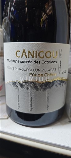 Rosellón Côtes del Roussillon Villages Canigou Fût de Chêne 2020