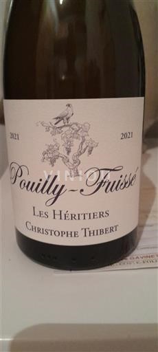 Bourgogne Pouilly-fuissé Les Héritiers Christophe Thibert 2021
