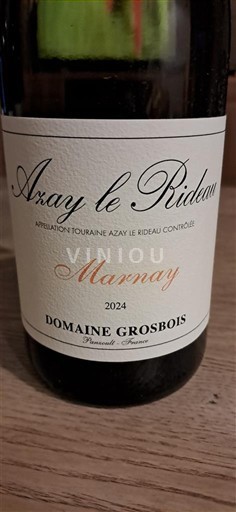Thung lũng sông Loire Touraine-azay-le-rideau Domaine Grosbois Marnay 2024