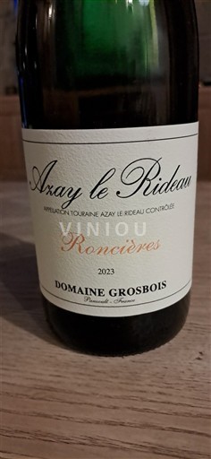Thung lũng sông Loire Touraine-azay-le-rideau Domaine Grosbois Roncières 2023