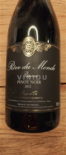 Sydvestfrankrig Fronton Rêve du Monde Réserve 2022