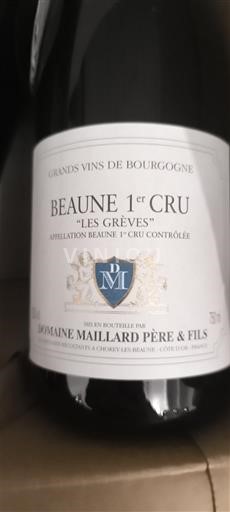Bourgogne Beaune Premier Cru Domaine Maillard Père & Fils Les Grèves 2023