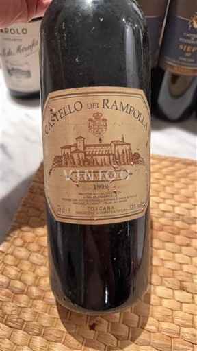 Toskana Ni doloceno Castello dei Rampolla Sammarco 1999