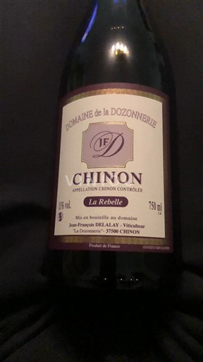 Wines Rouge sec La Rebelle Domaine La Dozonnerie Non millésimé France Loire Valley Chinon AOC