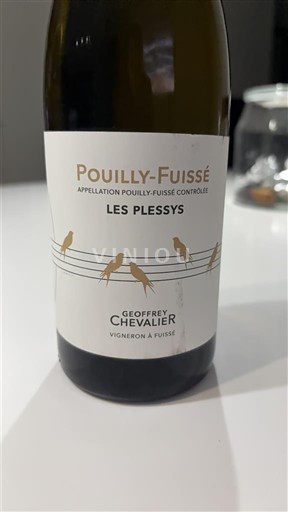 Bourgogne Pouilly-fuissé Geoffrey Chevalier Les Plessys 2022