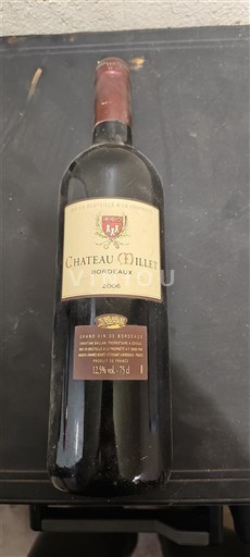Bordeaux Château Millet 2006