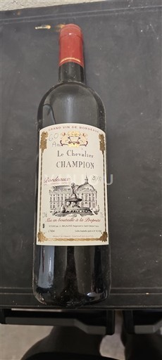 Bordeaux Le Chevalier Champion 2007