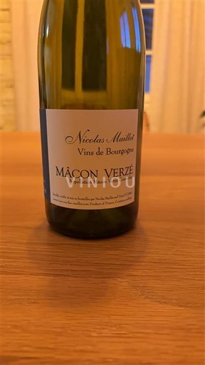 Bourgogne Mâcon och Mâcon-Villages Nicolas Maillet 2020