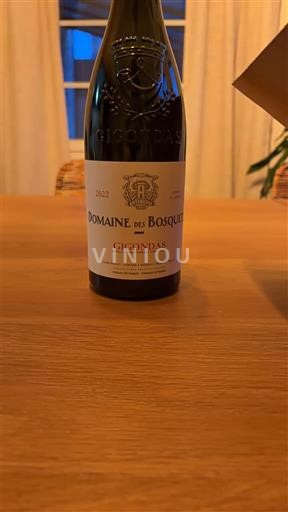 Viinit Rouge sec Domaine S Bosquets 2022 Ranska Rhônen laakso Gigondas AOC