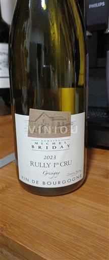 Bourgondië Rully Premier Cru Michel Briday Grésigny 2023