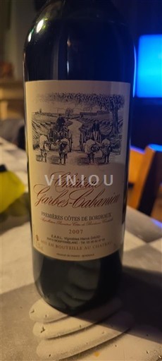 Bordeaux Premières-côtes-de-bordeaux Château Garbes-Cabanieu 2007