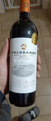 Valle del Maipo Maipo Central Valgrande Reserva Selección Especial 2021