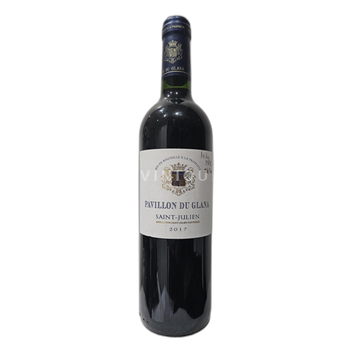 Vin Rouge sec Pavillon du Glana 2017 France Bordeaux Saint-Julien AOC