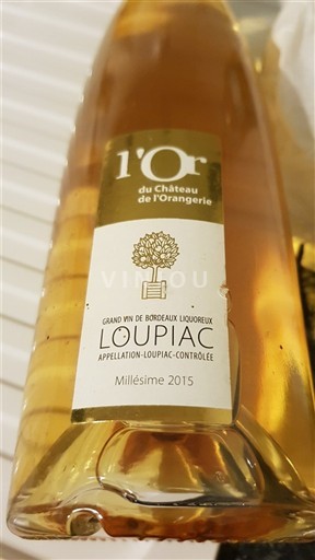 Bordeaux Loupiac Château L'Orangerie L'Or 2015