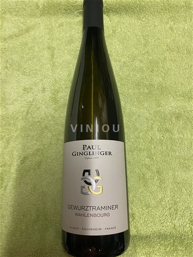 Alsace Gewurztraminer Paul Ginglinger Wahlenbourg 2023
