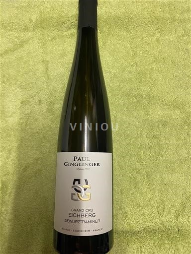 Alsace Gewurztraminer Grand Cru Paul Ginglinger Grand Cru Eichberg Gewurztraminer 2020