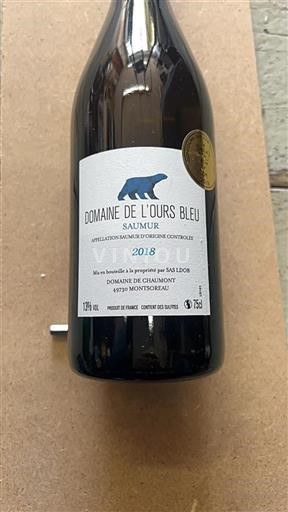 Údolí Loiry Saumur Domaines de l'Ours Bleu 2018