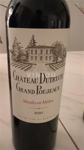 Bordeaux Moulis-en-Médoc Château Truch Grand Poujeaux 2020