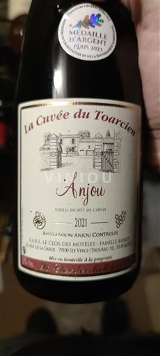 Thung lũng sông Loire Anjou Le Clos des Motèles La du Toarcien 2021