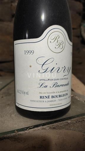 Bourgondië Givry René Bourgeon La Baraude 1999