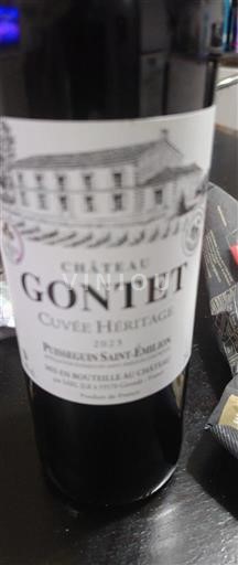 Bordeaux Puisseguin-saint-émilion Château Gontet Héritage 2022