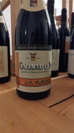 Viinit Rouge sec J.V. Fleury 2020 Ranska Rhônen laakso Châteauneuf-du-Pape AOC