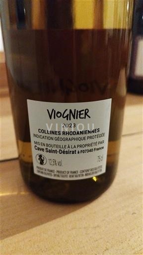 Alpes và các vùng Rhodanien Collines rhodaniennes Cave Saint-Désirat 2023