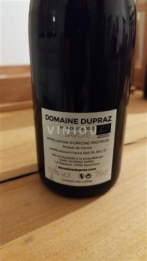 Savoie og Bugey Savoie-vin Domaine Praz Mondeuse 2022
