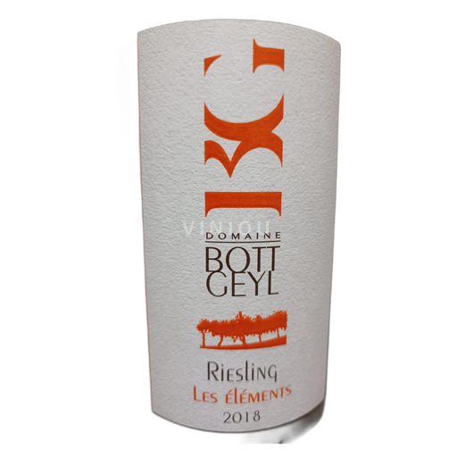 Alsasko Ryzlink Domaine Bott Geyl Les Éléments 2018
