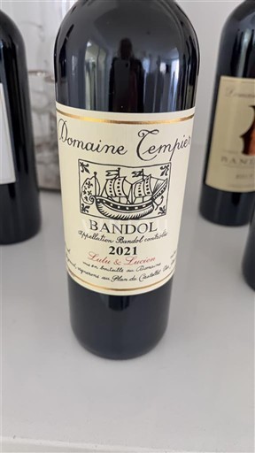 Viinit Rouge sec Cuvée classique Domaine Tempier 2021 Ranska Provence Bandol AOC