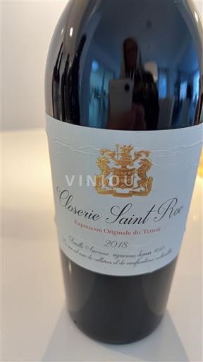 Bordeaux Closerie Saint Roc Expression Originale du Terroir 2018