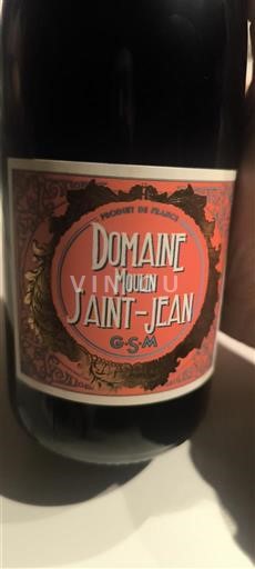 Languedoc y Rosellón País de Oc Domaine Moulin Saint-Jean GSM 2020